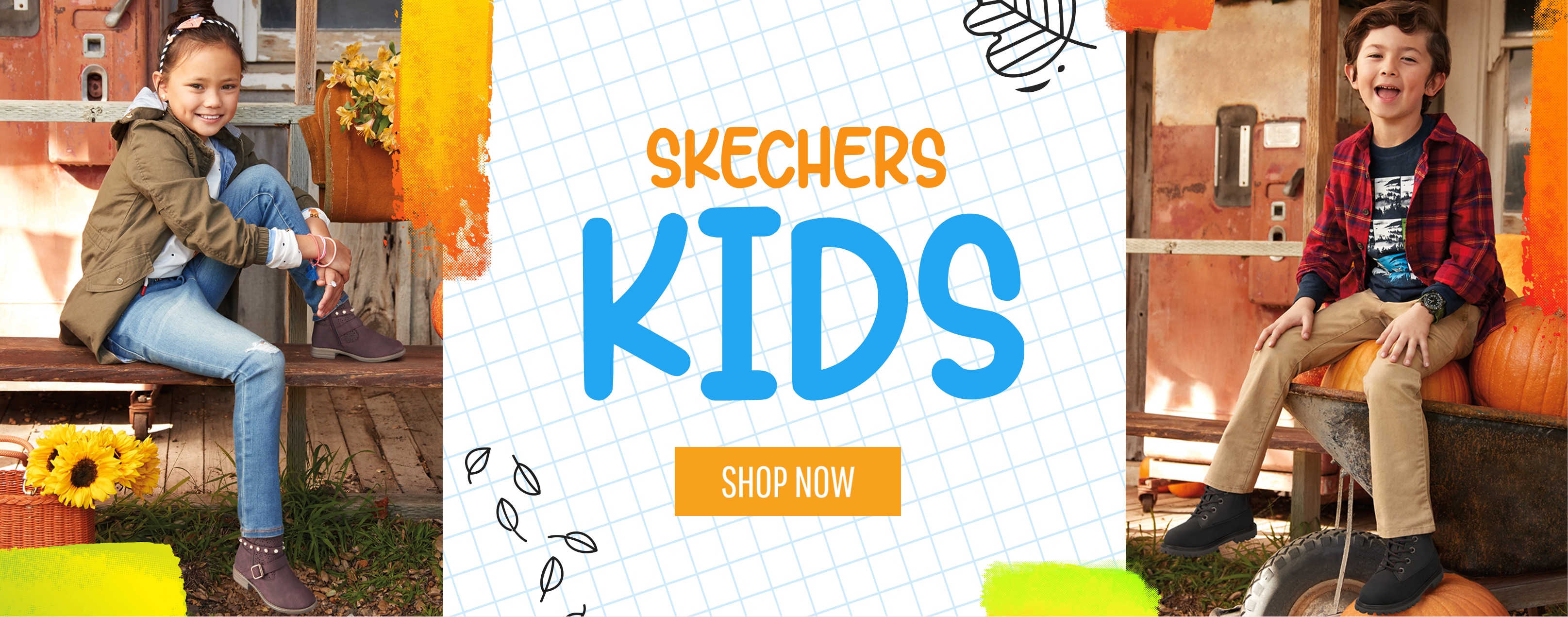 sketchers kids memory foam