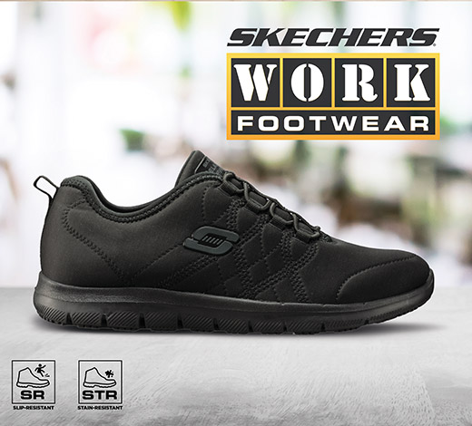 skechers work shoes clearance
