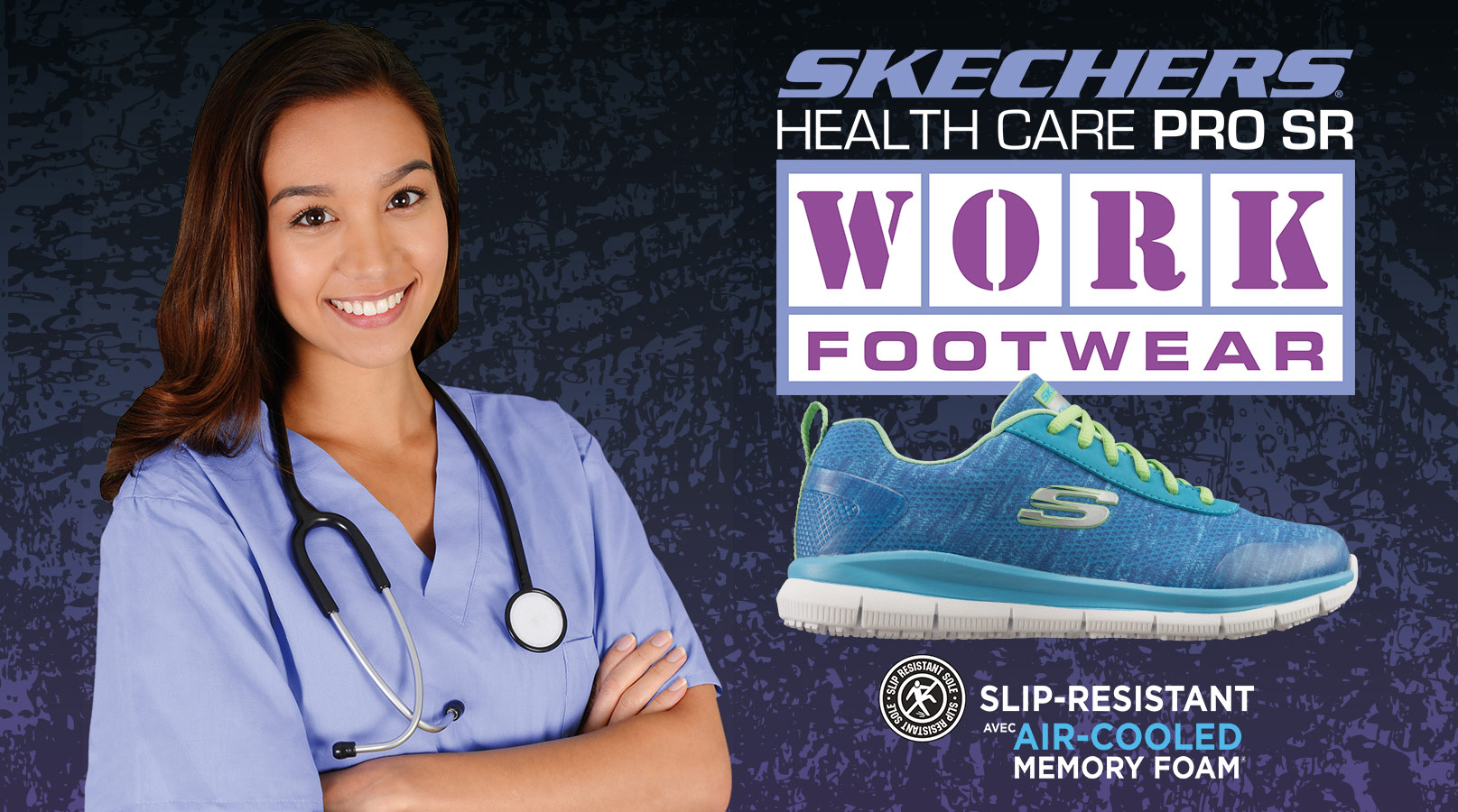 skechers healthcare pro sr work footwear